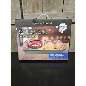 Football Stadium Chip And Dip Sports Serving Set Football Party Decor